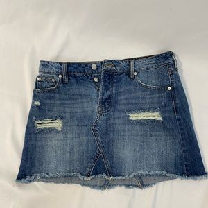 Altar’d State denim mini skirt